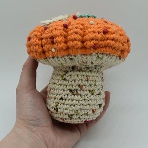 Handcrafted Crochet Plush Mushroom